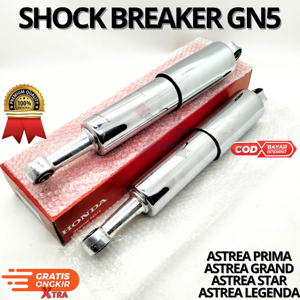 SHOCK BREAKER GN5 UNTUK MOTOR ASTREA PRIMA,ASTREA GRAND,ASTREA STAR,ASTREA LEGENDA.AHM BERKIUALITAS 