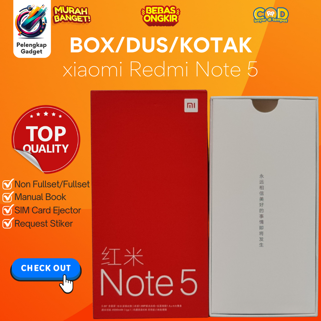 

BOX/DUS/KOTAK xiaomi Redmi Note 5