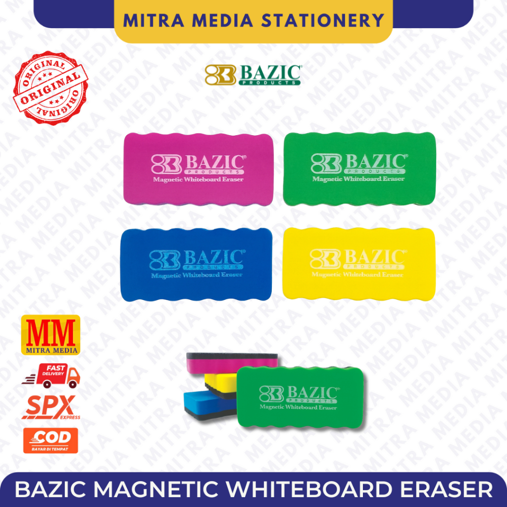 

Bazic Penghapus Magnet / Magnetic Whiteboard Eraser - Penghapus Papan Tulis