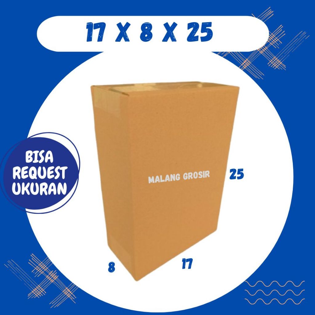 

Kardus 17x8x25 Box A1 Packing Karton Dus Kotak Kemasan Botol Gelas Jamu Obat Madu Malang Grosir