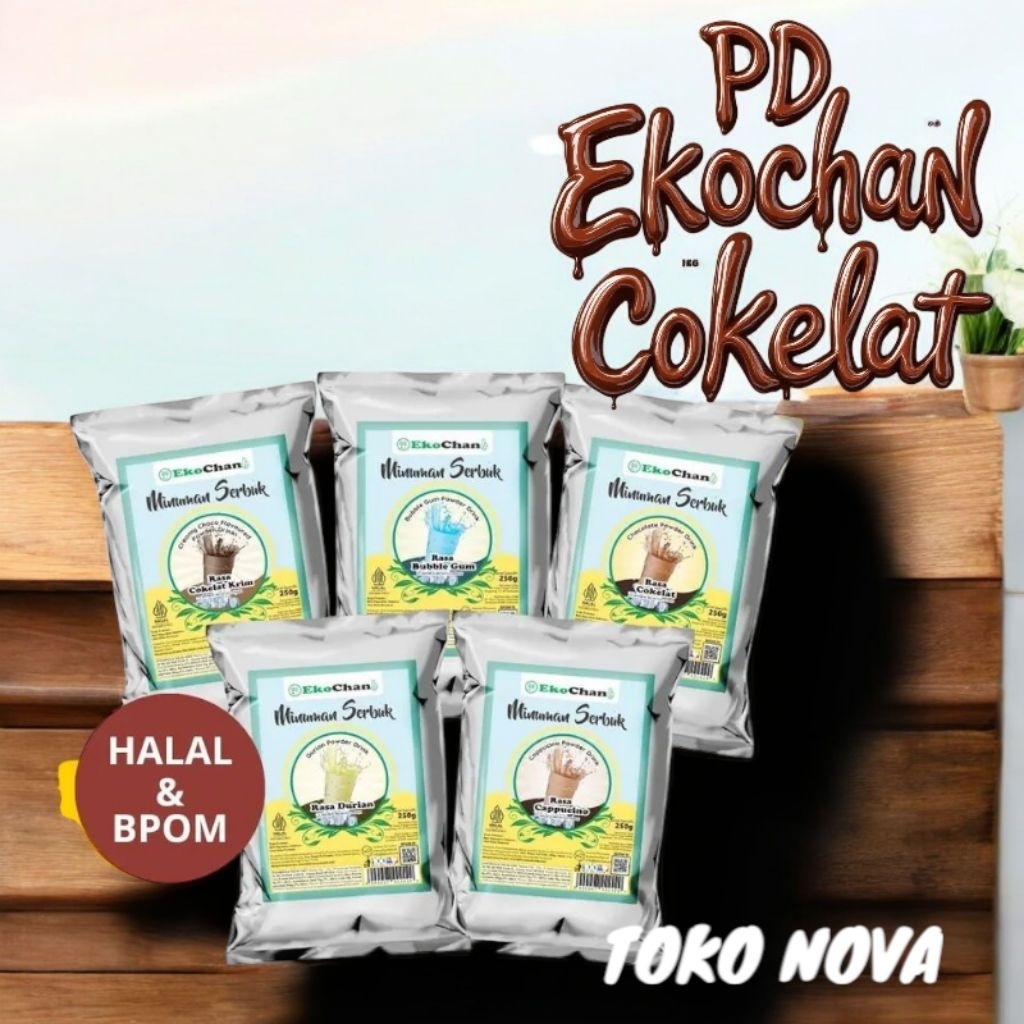 

SERBUK MINUMAN PD EKOCHAN 1KG COKELAT