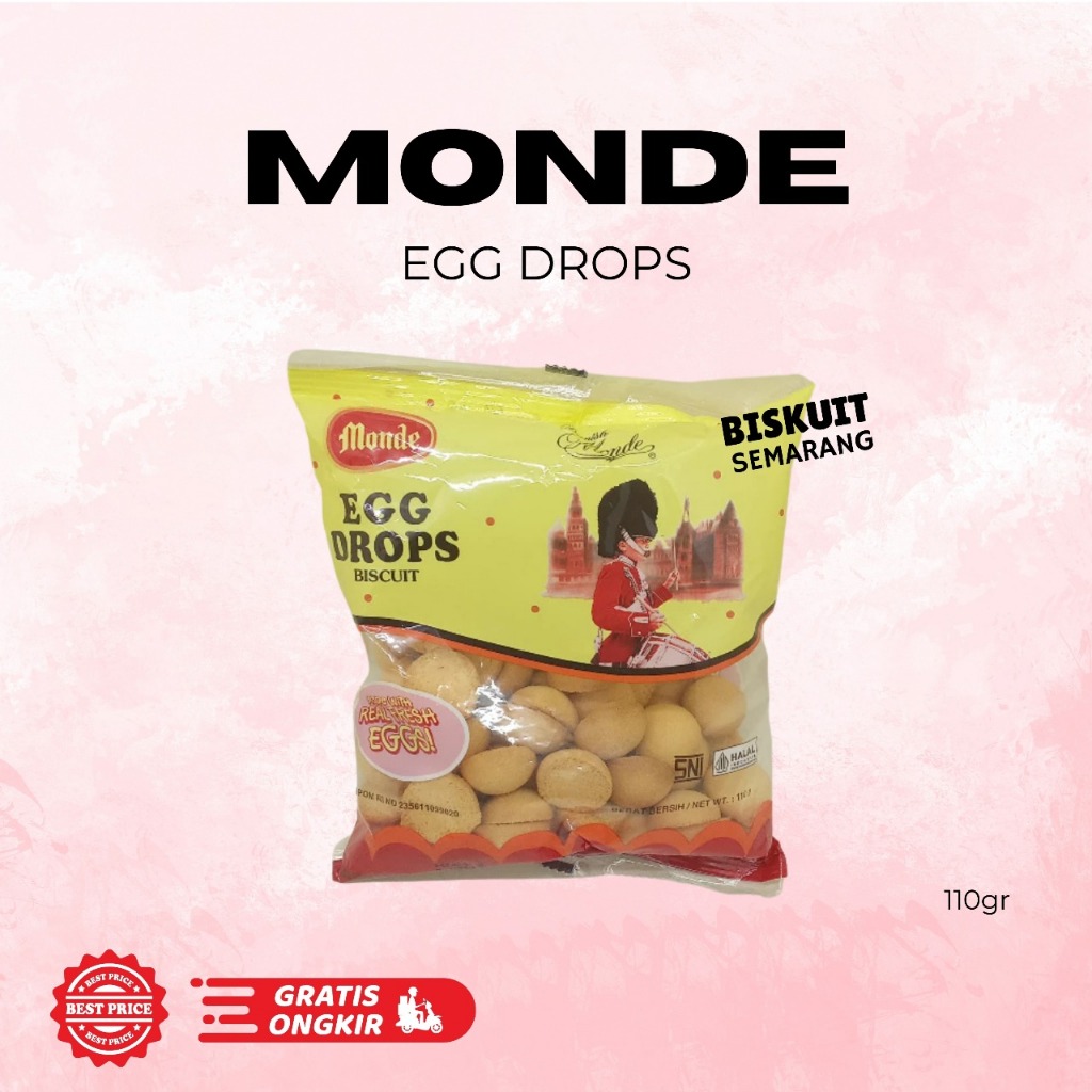 

Biskuit Monde Egg Drops 110gr BISKUIT SEMARANG