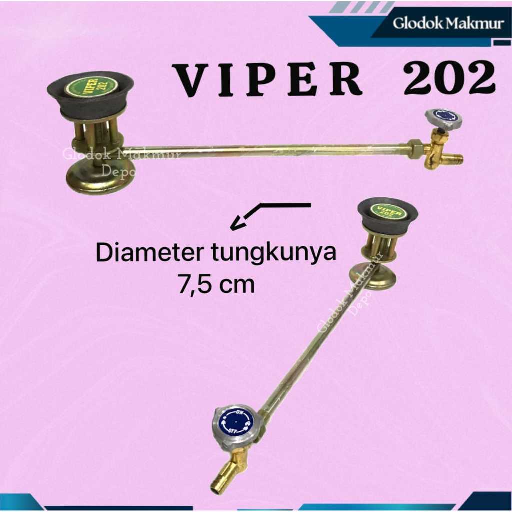 KOMPOR GAS SEMAWAR KOMPOR JOS KOMPOR TANGKAI MAWAR PANJANG VIPER 202