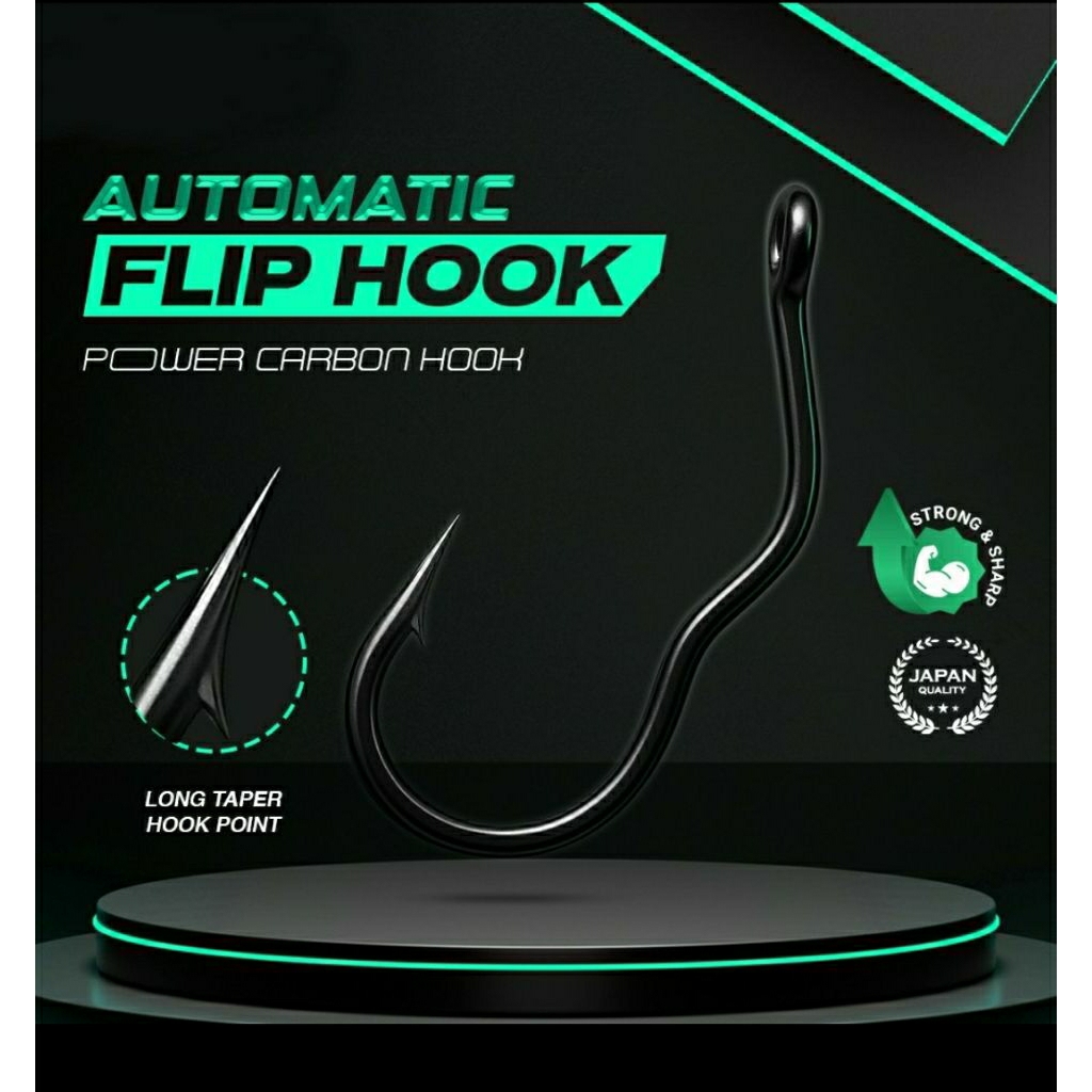 KAIL OTOMATIS ANTI MOCEL FLIP HOOK , KAIL ANTI BONCOS