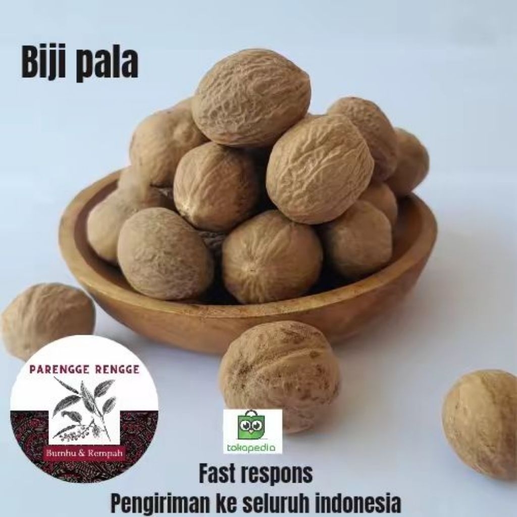 

Biji pala / nutmeg whole / buah pala