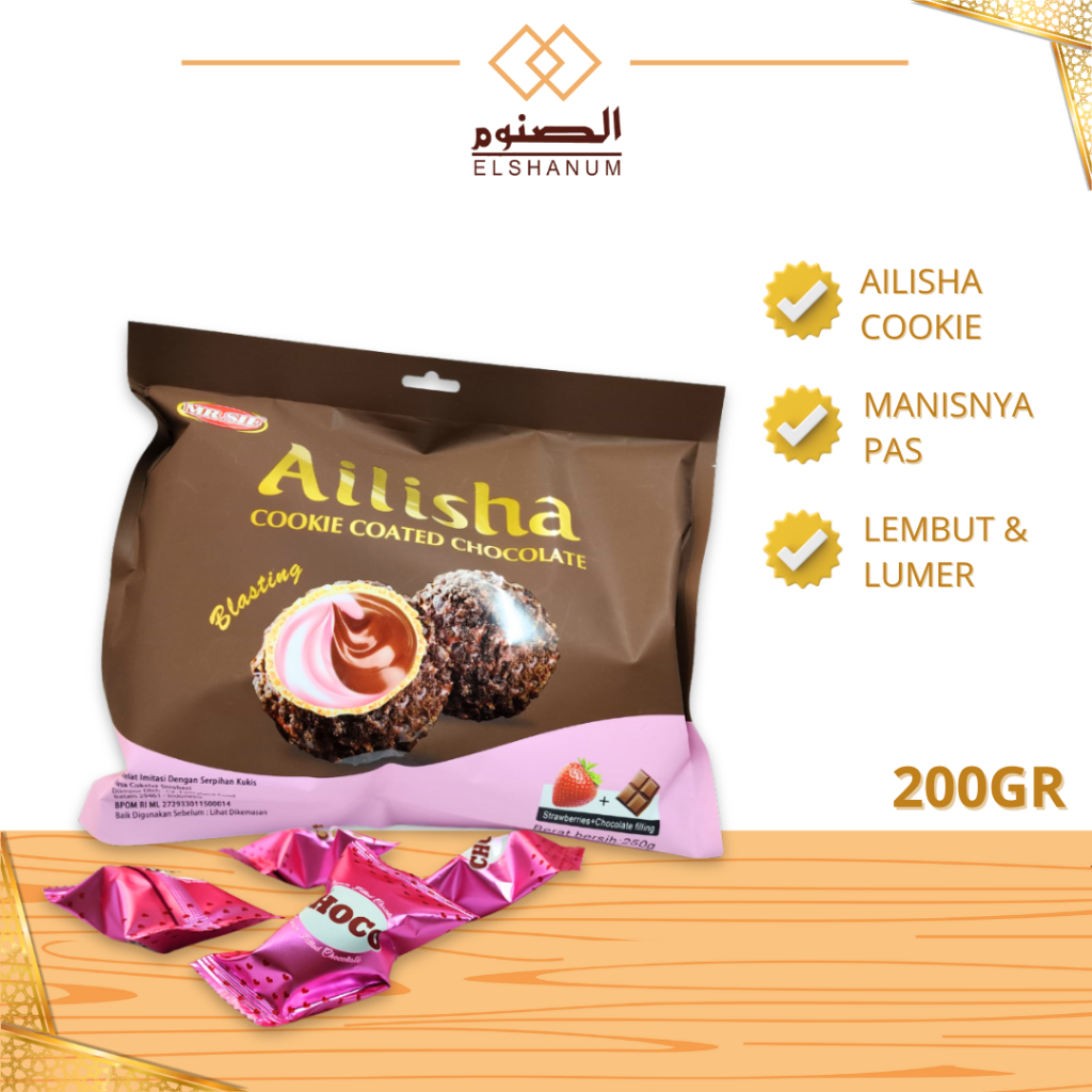 

Cocho ball Ailisha 250gr/Cokelat khas malaysia/Coklat cryspi/oleh-oleh haji dan umroh