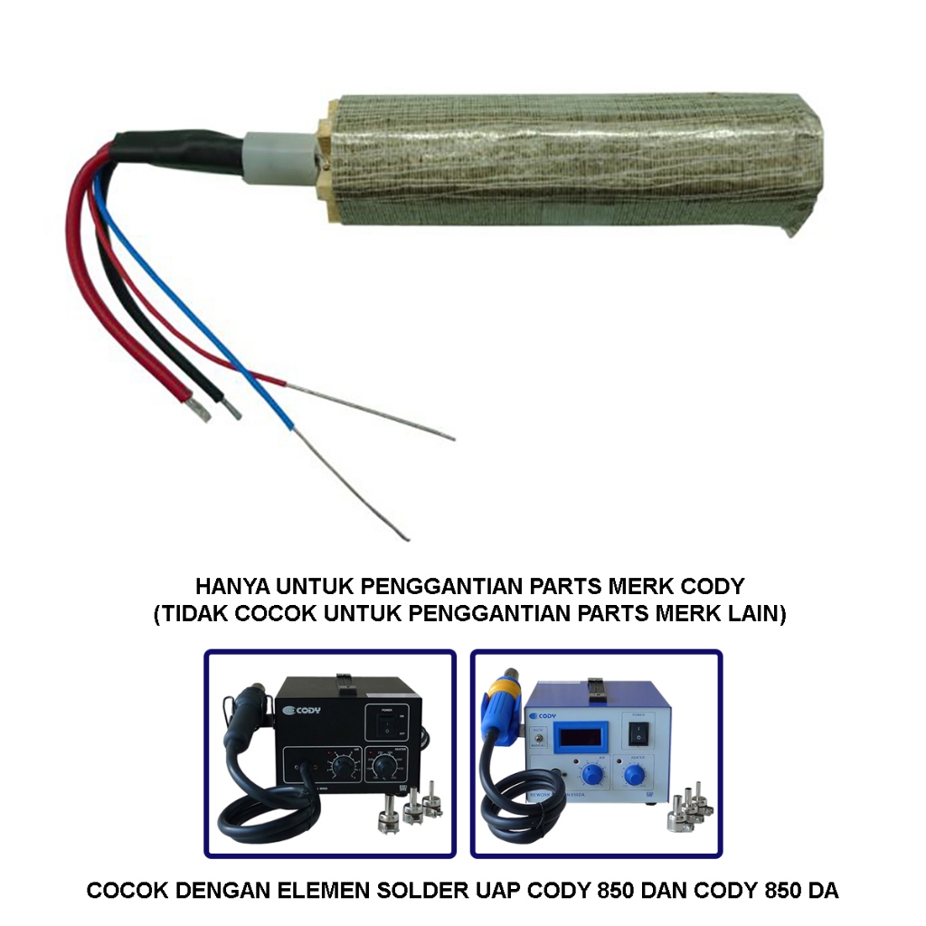 Elemen Solder Uap CODY 850