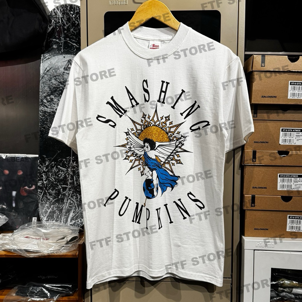 [ORI] Smashing Pumpkins - Altitude Not Altitude Tshirt White Kaos Pria