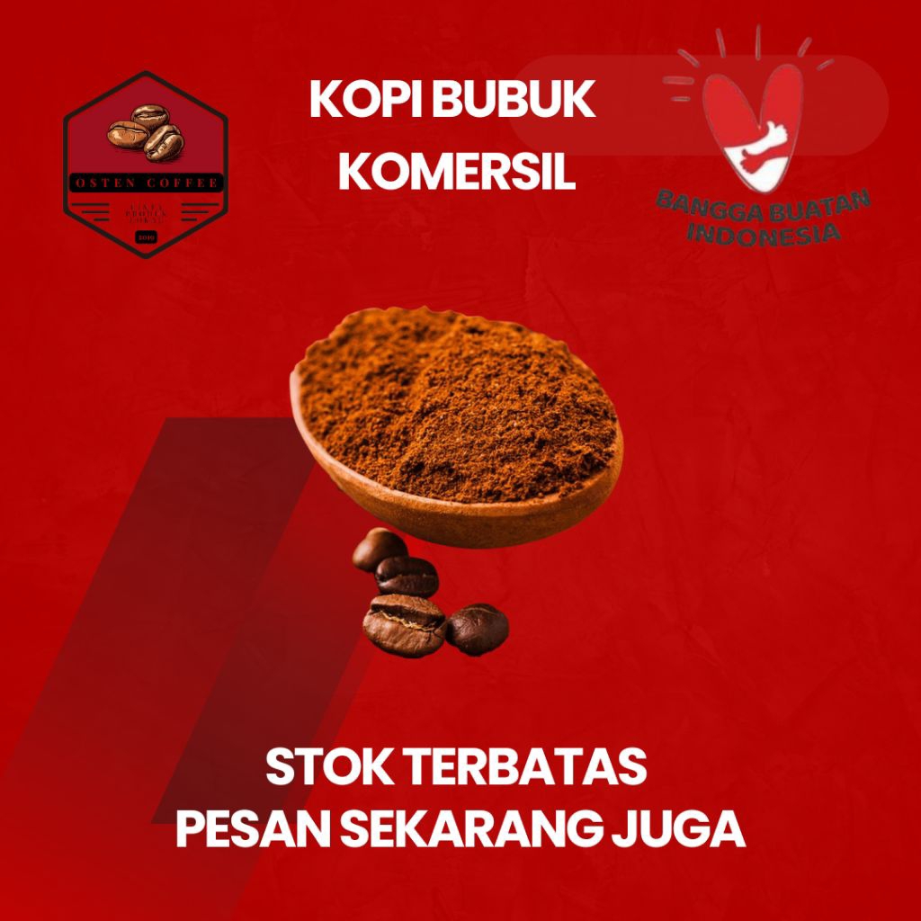 

Kopi Bubuk Robusta Komersil 1 KG