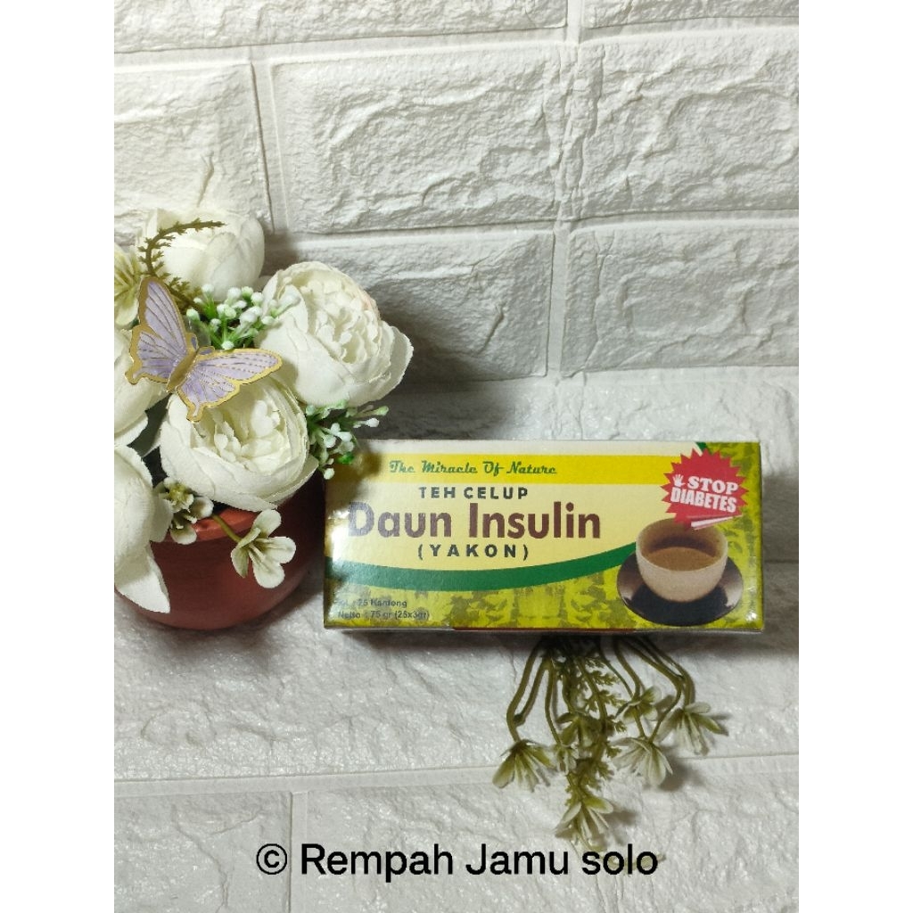 

TEH CELUP DAUN INSULIN (YAKON) 75 Gram isi 25 Kantong
