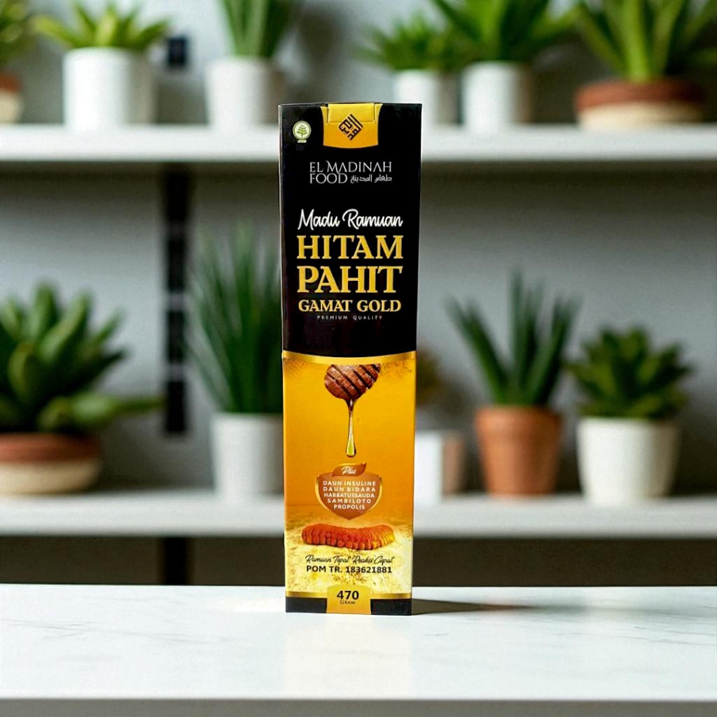 

MADU RAMUAN HITAM PAHIT GAMAT GOLD EL MADINAH
