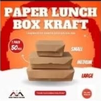 Paper lunch box / kotak nasi karton