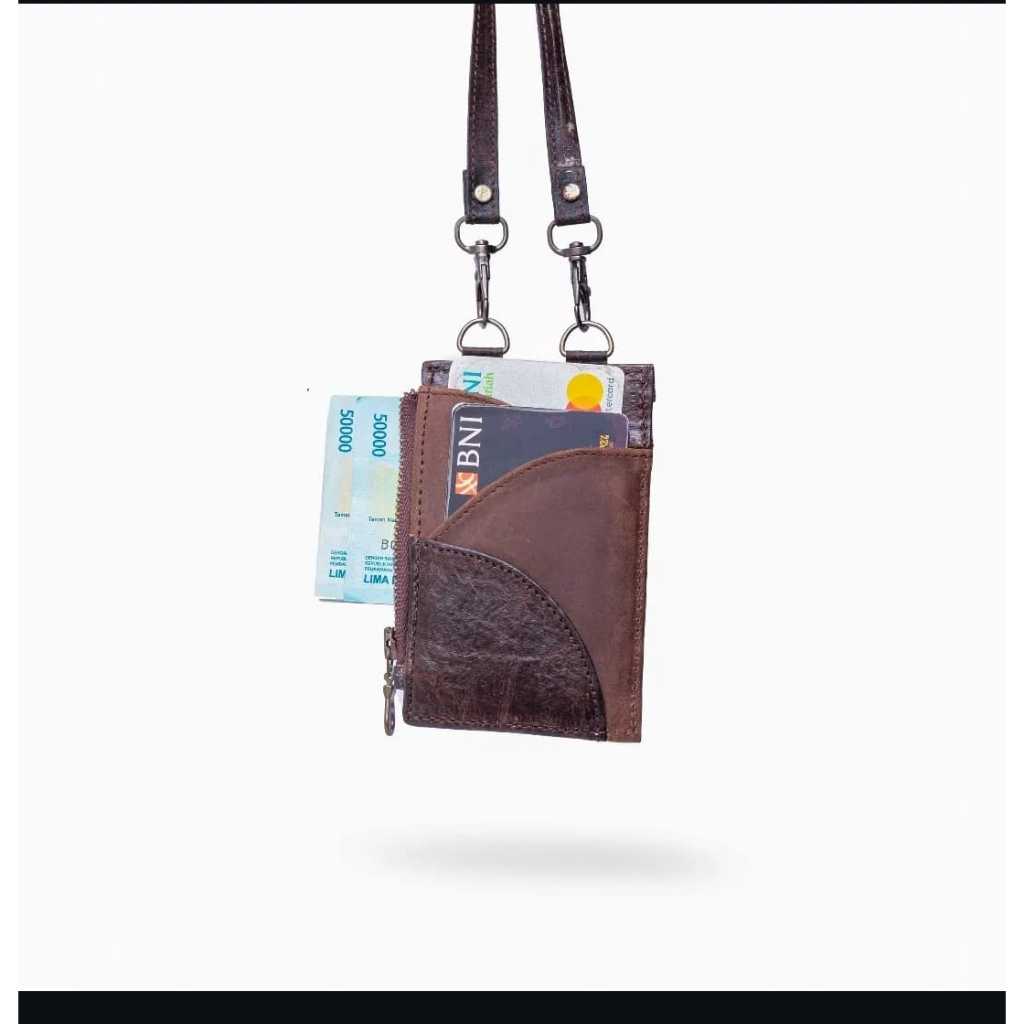 

GINDING - Asoka ID Card - Nametag Holder - Kulit Misel Premium - Kulit Asli - Fashion Kulit Bogor