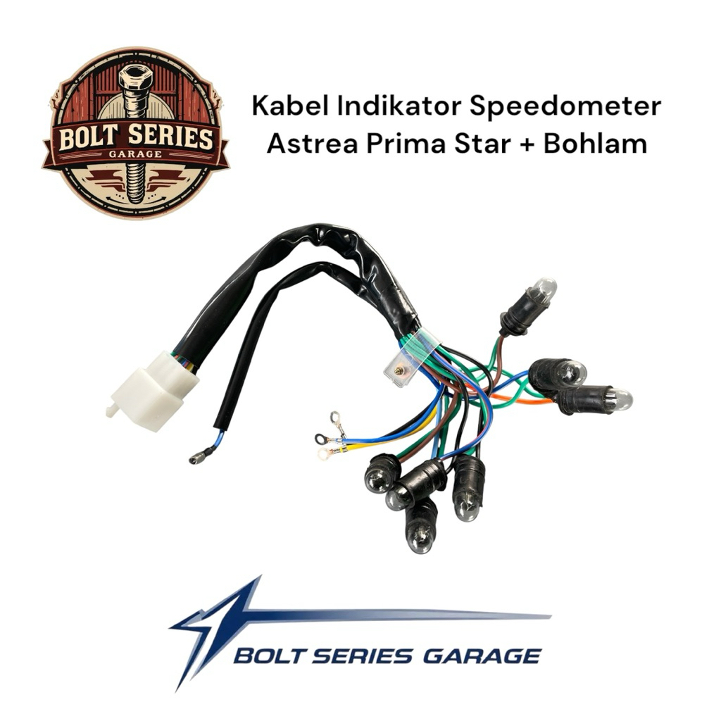 Kabel Indikator Speedometer Spidometer Honda Astrea Prima Star + Bohlam
