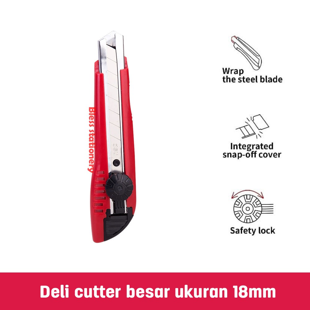 

Deli cutter besar kunci putar cuter L150 Rotary lock cutter kater silet L-150