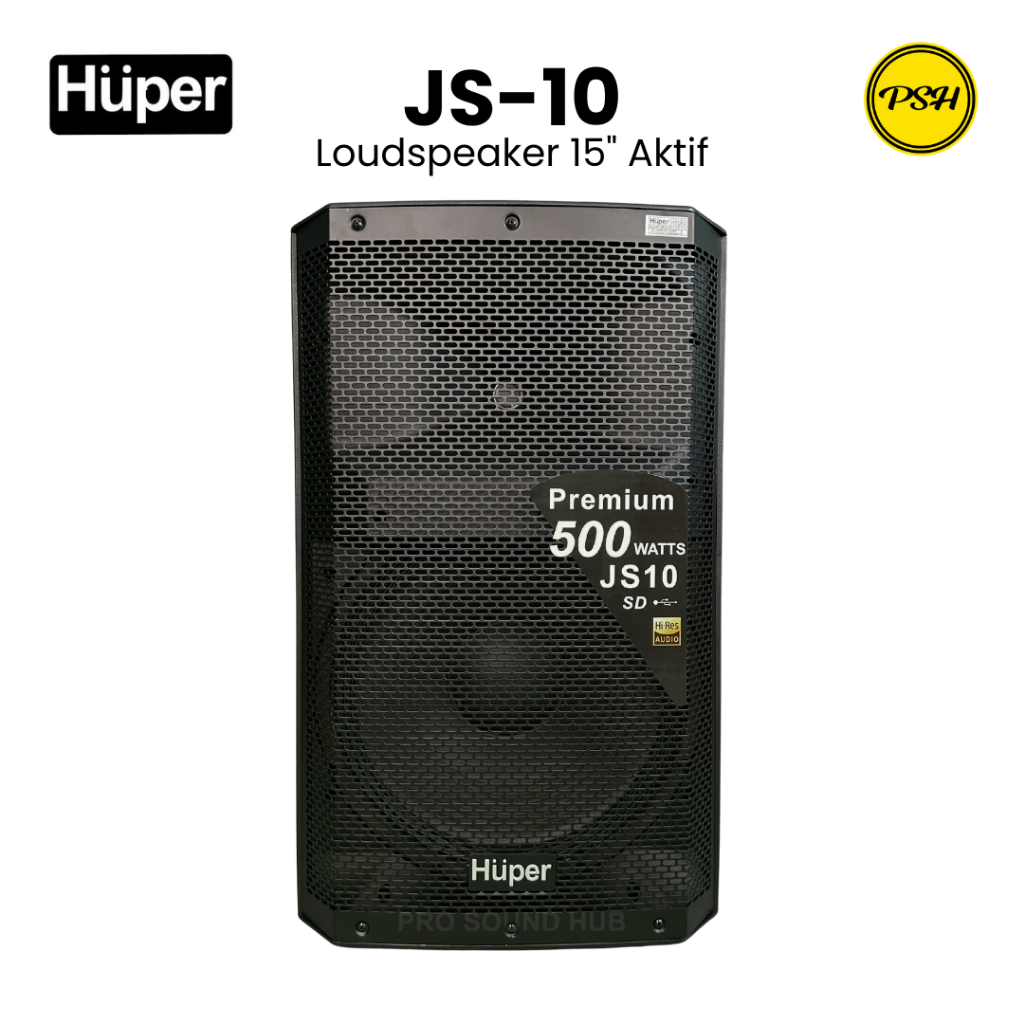 Huper JS10 Active Speaker Aktif 15” 15 Inch JS-10 Sound System 500 Watt Live Sound Panggung