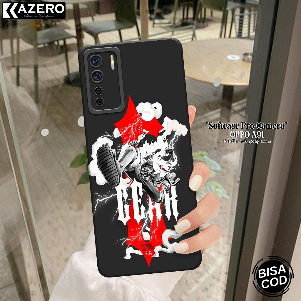 Fashion Case Anime Softcase OPPO A91 Terbaru Case OPPO A91 Silikon Pro Camera Casing OPPO A91 Kesing
