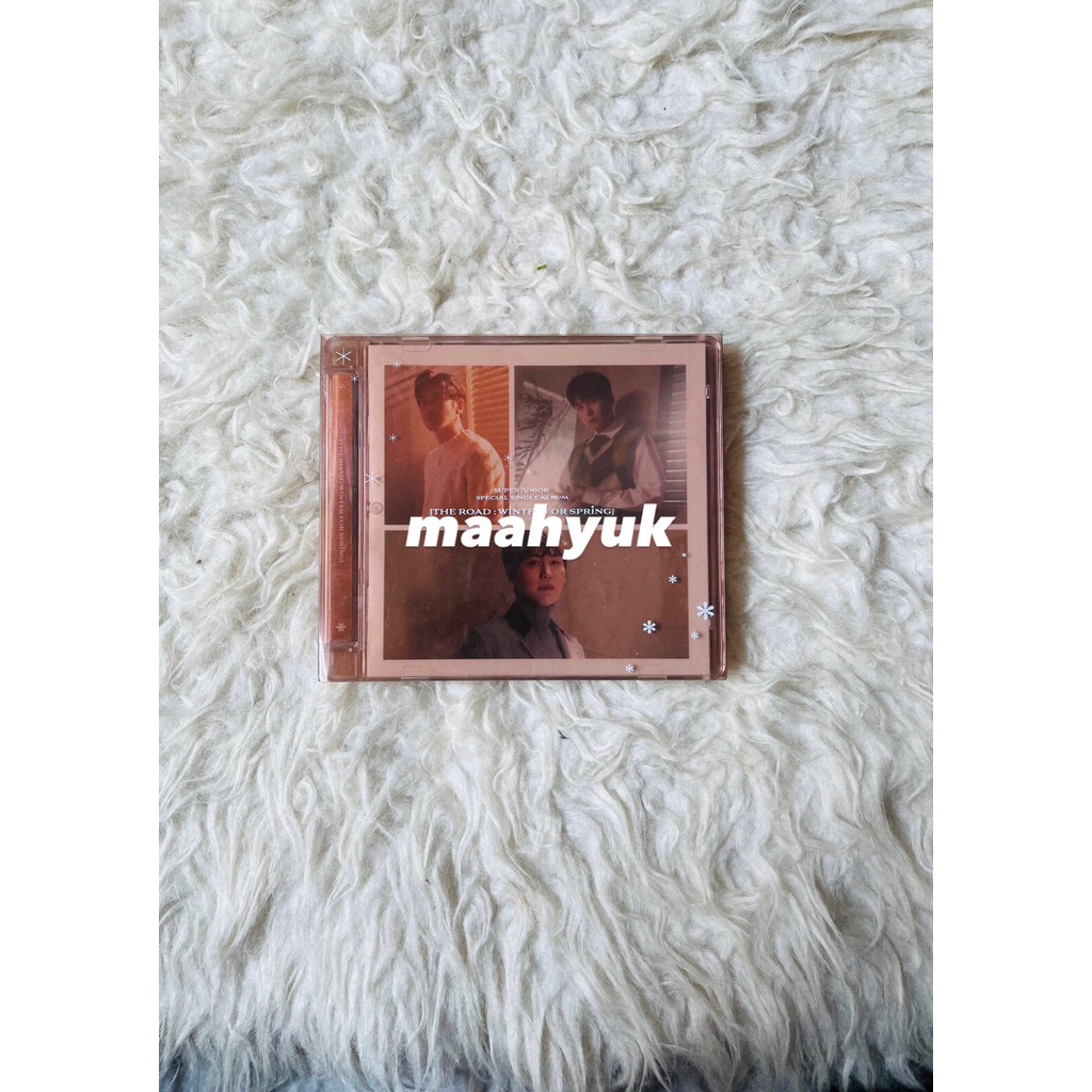 Super junior special album [the road : winter for spring] callin siwoon ryeowook kyuhyun