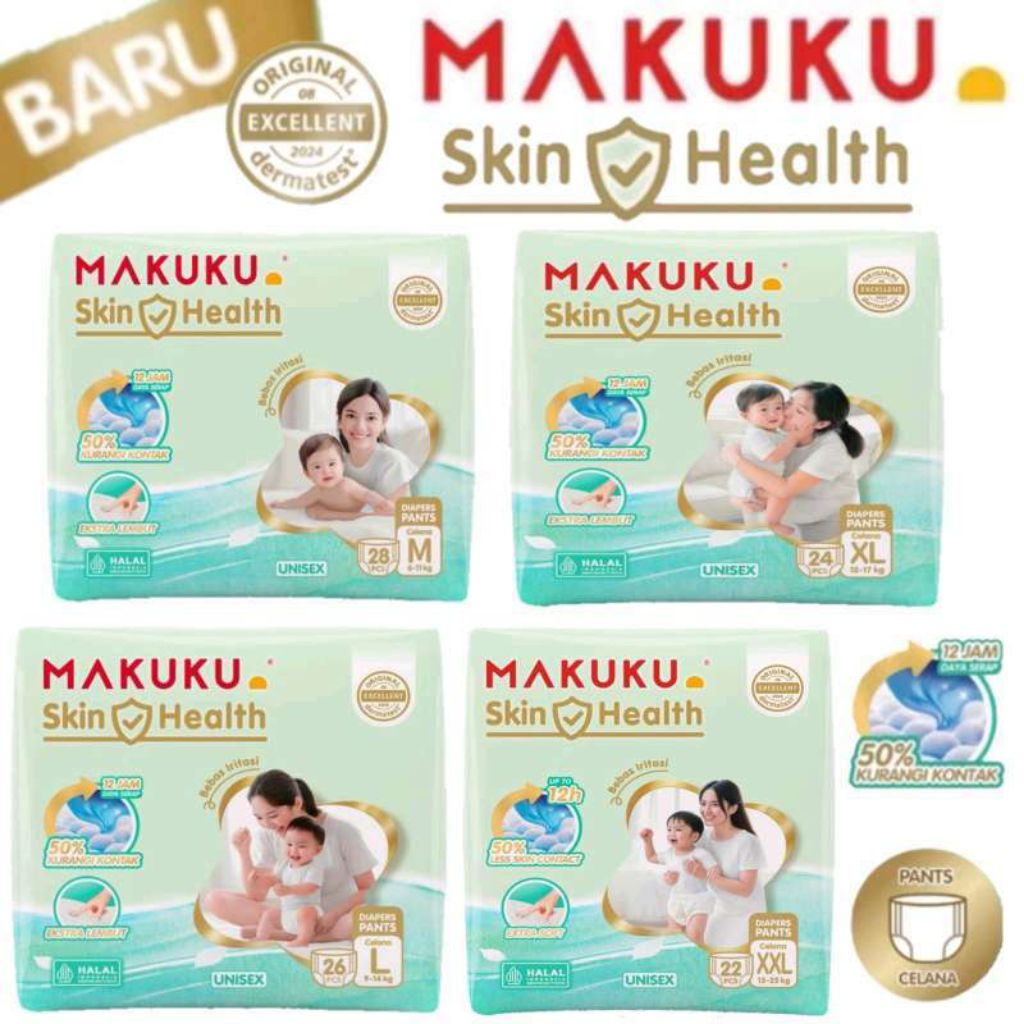 Makuku skin health jumbo pack  popok bayi pampers murah diapers promo