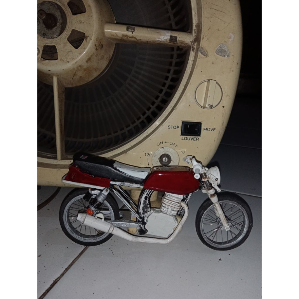 miniatur motor GL konsep w9, bisa bongkar pasang