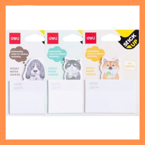 

DELI Sticky Notes Memo Tempel 75x84mm A55902
