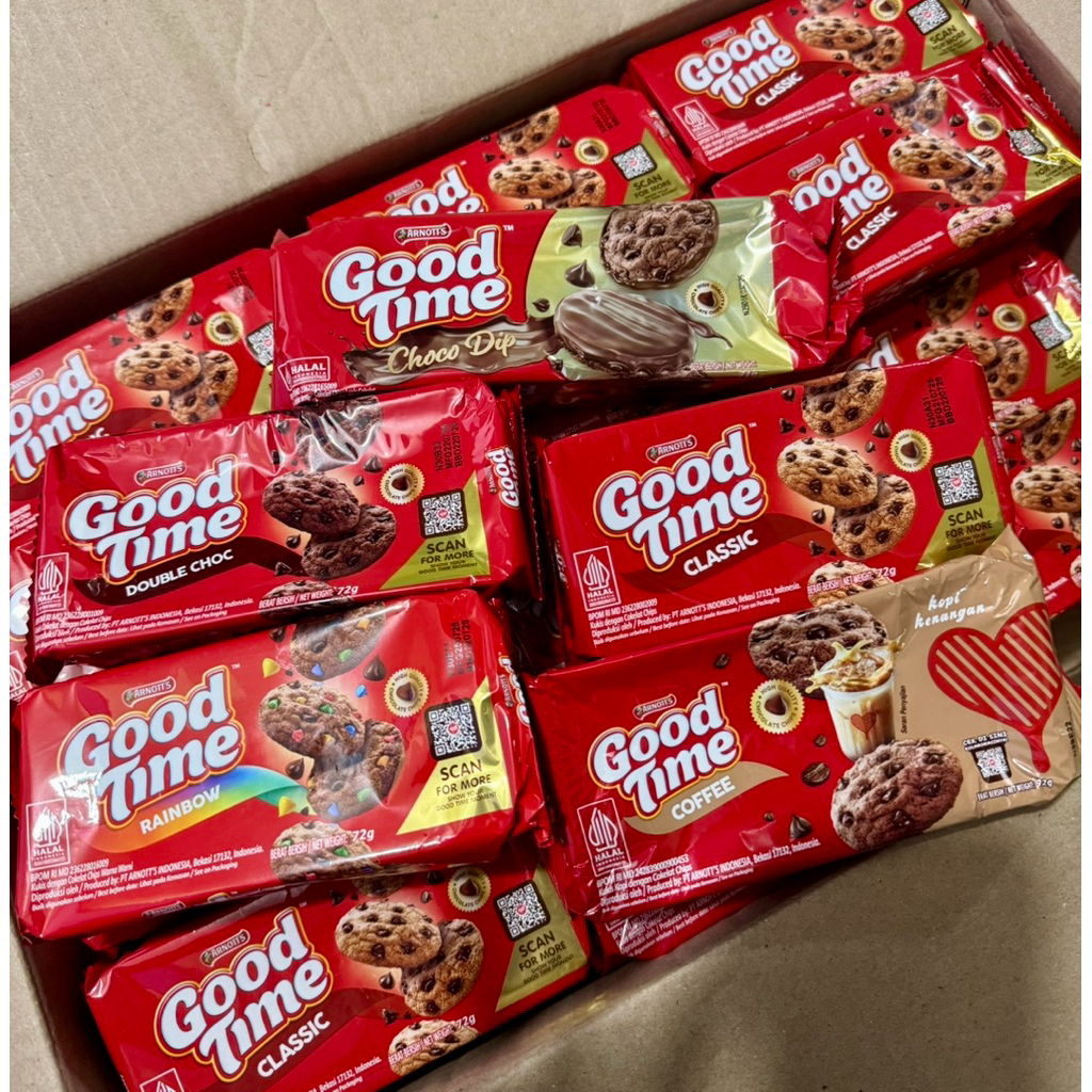 

Promo Good time cookies coklat pack 72gr Ecer Per pcs