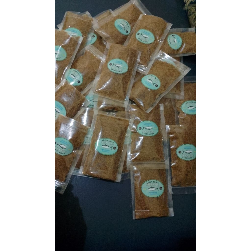 

Abon ikan cakalang isi Non MSG 100% asli ikan tanpa campuran