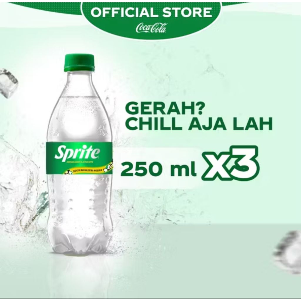 

READYSTOCK SPRITE KEMASAN 250ML / HARGA PER 12 BOTOL
