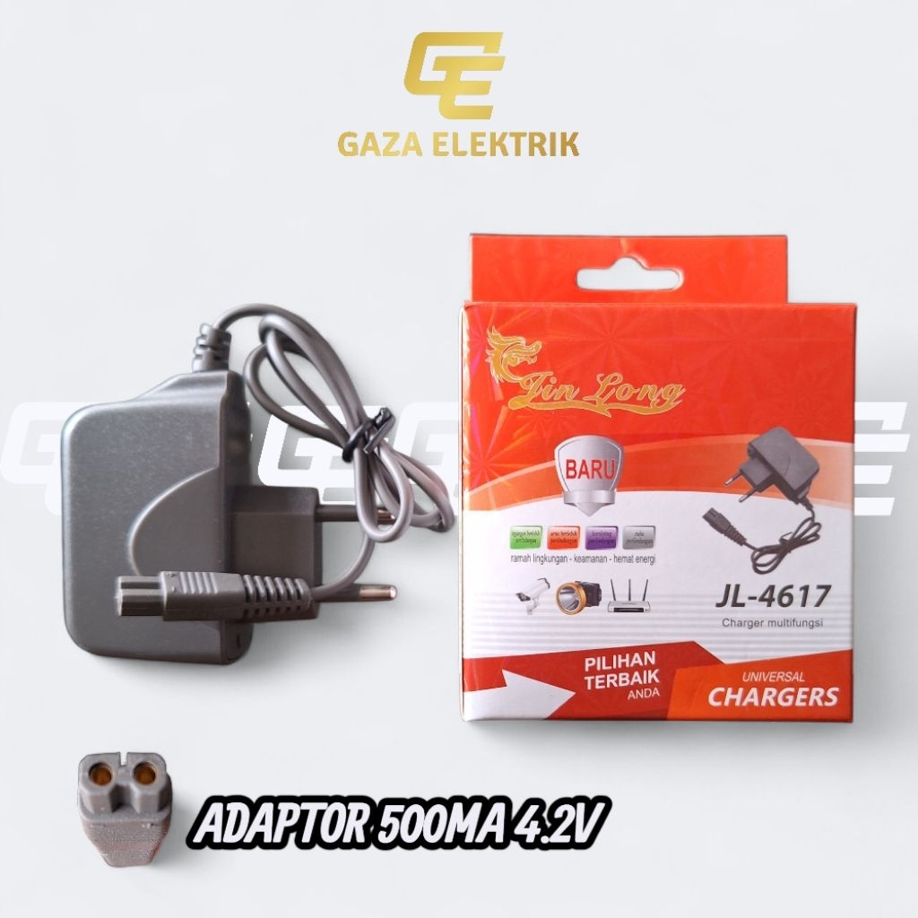 Charger cas multifungsi adaptor senter kawachi 500ma 4.2v