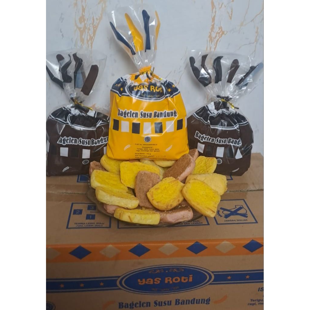

promo beli 2 gratis 1 roti kering bagelen susu bandung 3 varian rasa