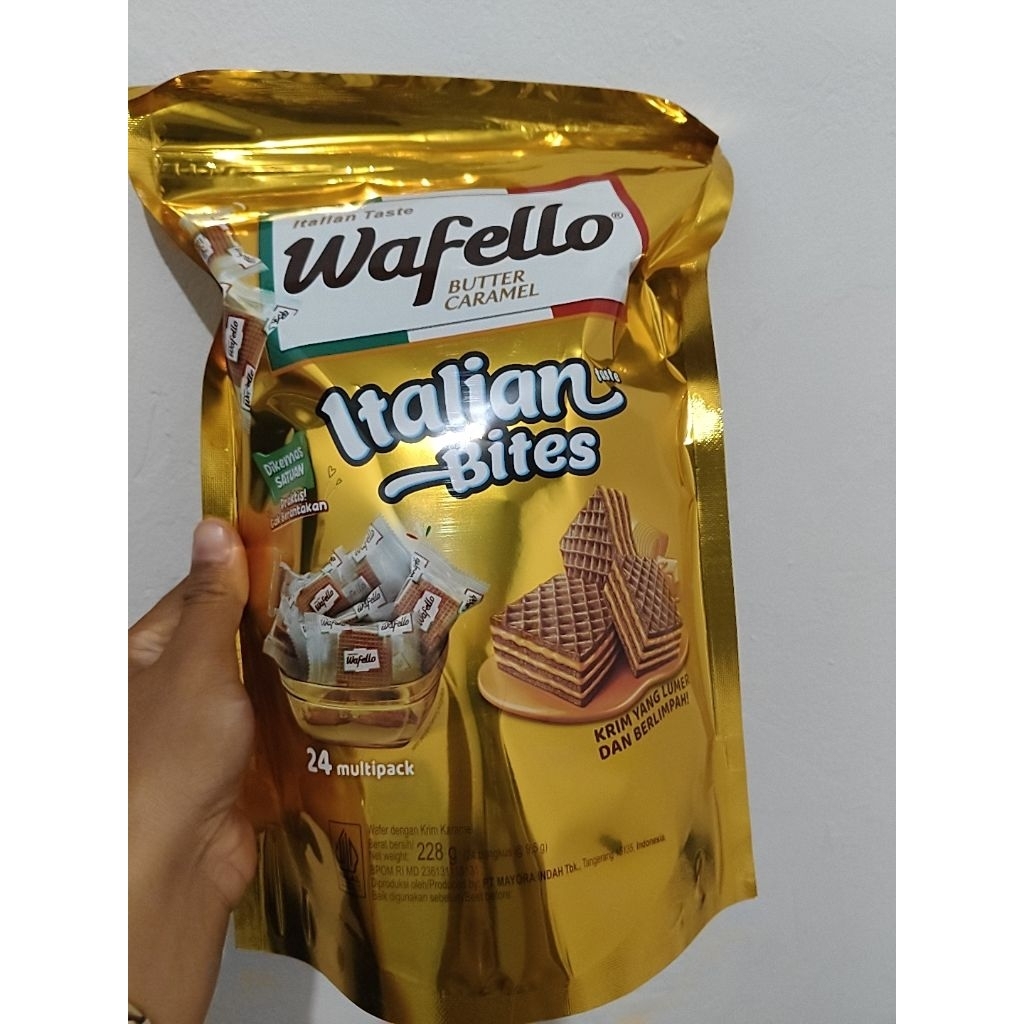 

Wafer Wafello butter Caramel Mayora