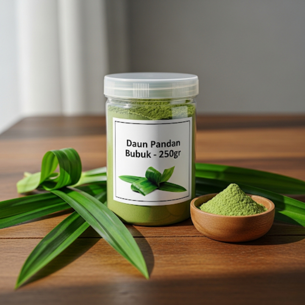 

Daun Pandan Bubuk Premium 100gr / 200gr | Pandan Powder Organik Murni | Aroma Alami untuk Kue, Masakan & Minuman