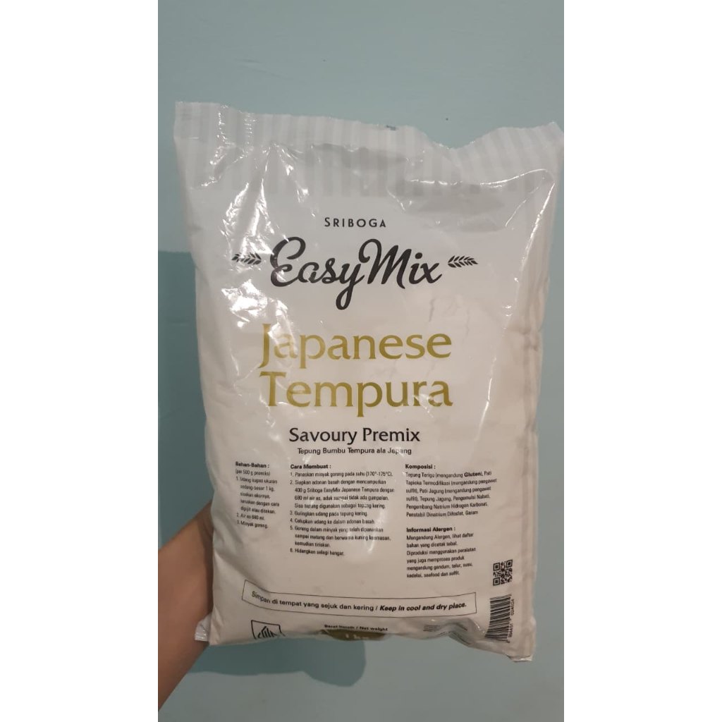 

Tepung Tempura Sriboga Easymix Japanese Tempura 1kg