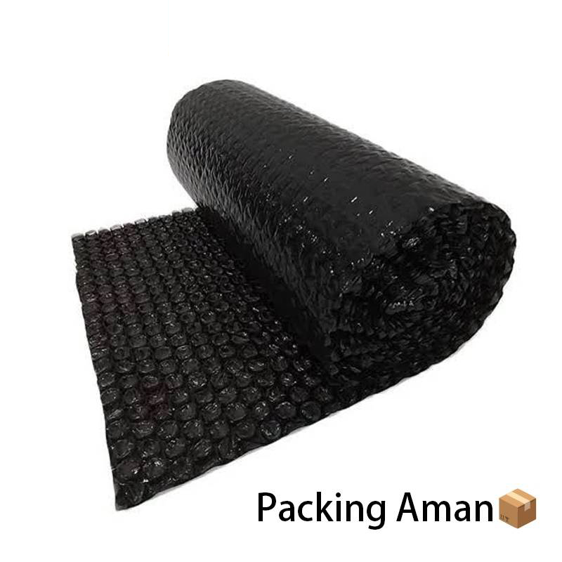 

RT EXTRA Plastik Bubble Hitam / Bubble Wrap Roll Tambahan Packing Aman Hanya Untuk Tambahan / Tidak Dijual Terpisah