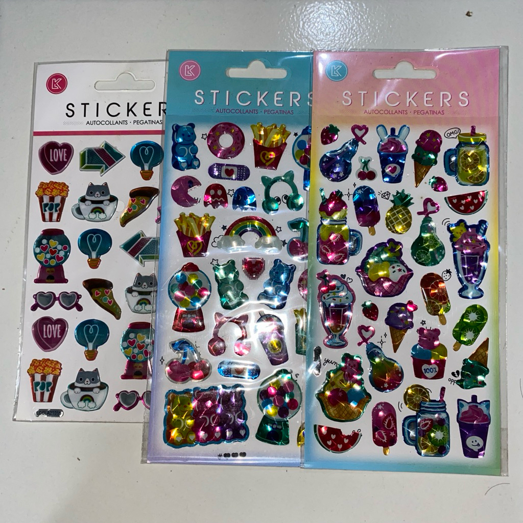 

Sticker bear party ice cream timbul (SEALED)