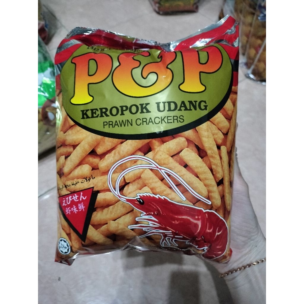 

Kerupuk Udang Prawn crackers P&P 1bks 60gr