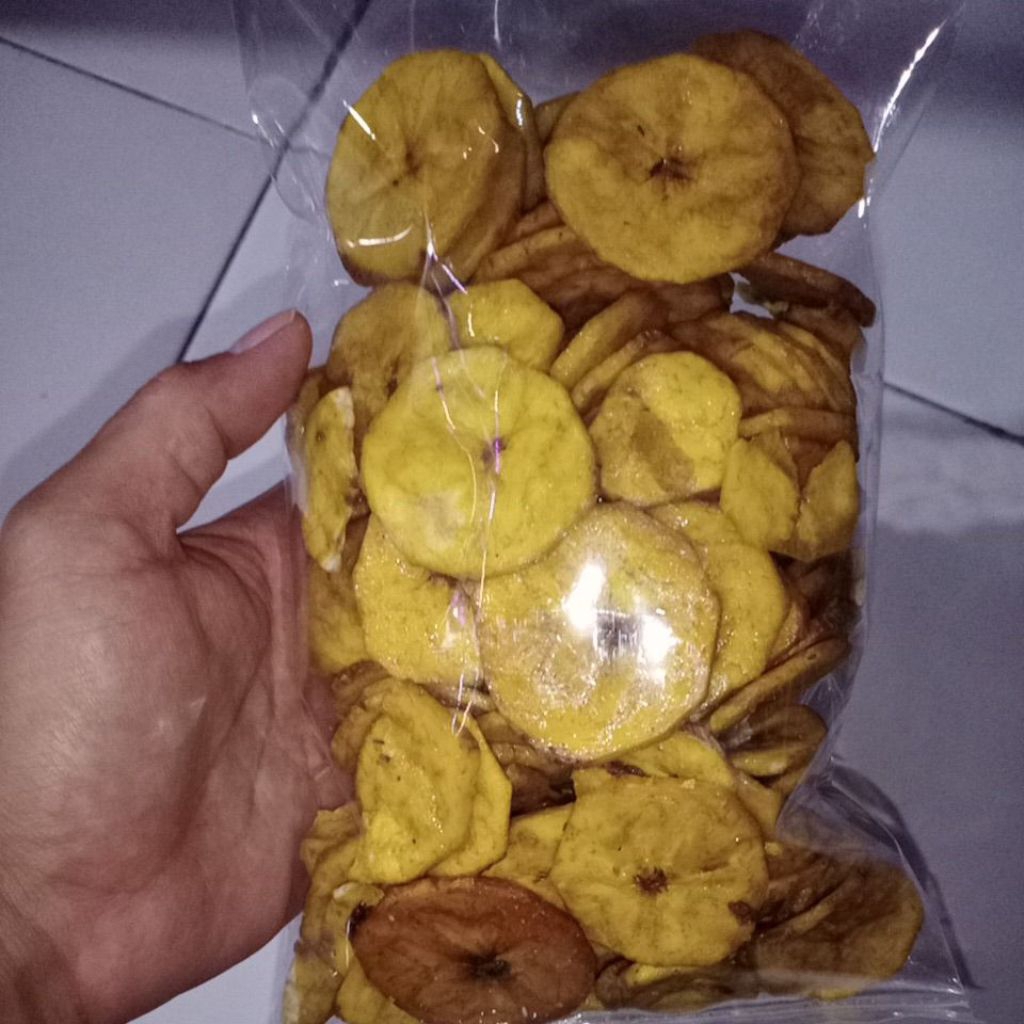 

Camilan Keripik Pisang Bulat Manis 250 Gram Cemilan Jajanan