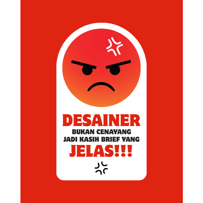 

Desainer Bukan Cenayang - Stiker Diksidesain