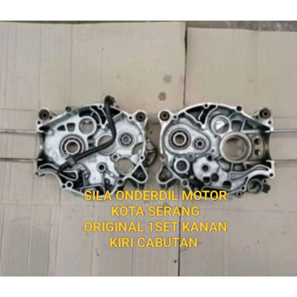 Krengkes Kanan Kiri Crankcase Kalter Karter Kanan Kiri Yamaha Vega R Lama PNP Crypton 4ST (ORIGINAL 