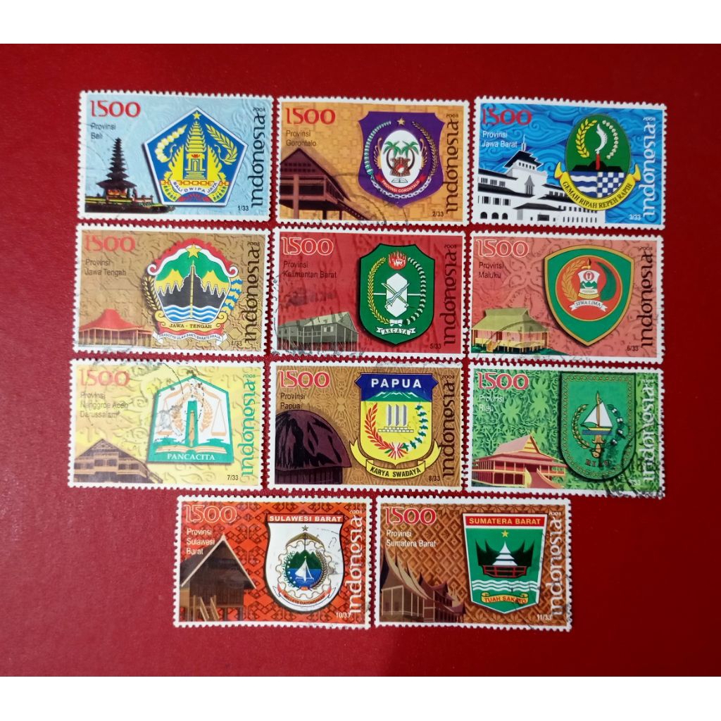 

PRANGKO INDONESIA LAMBANG PROPINSI 2008