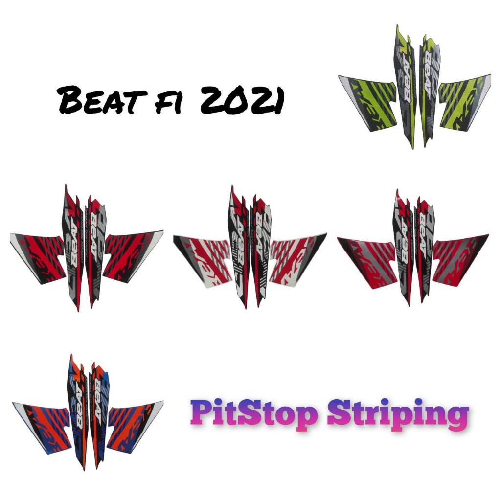 STRIPING MOTOR / STIKER MOTOR / LIST BODY MOTOR BEAT FI 2021