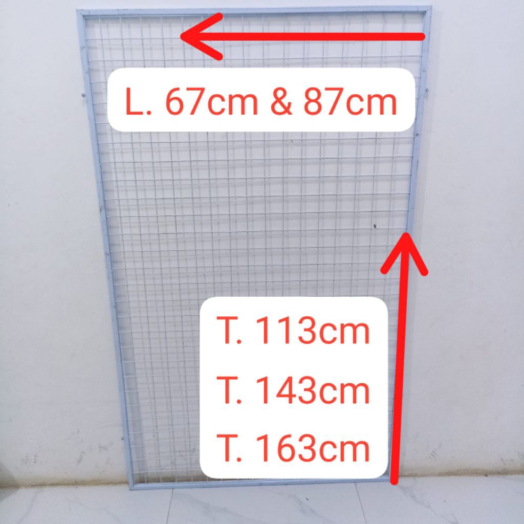 RAM BINGKAI RAM untuk rak minimarket/rak gondola, Kawat RAM kuat & kokoh