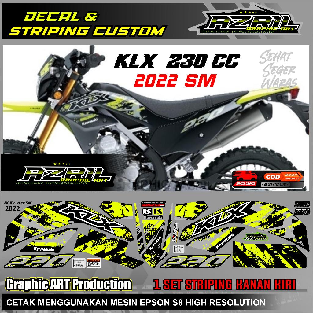 Striping List KLX 230 SM 2022 KAWASAKI KLX 230 cc Copy original