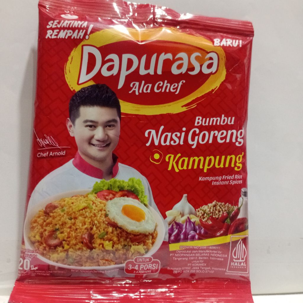 

BUMBU NASI GORENG KAMPUNG DAPURASA ALA CHEF ARNOLD