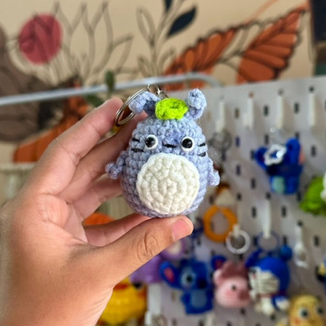 [TOTORO] totoro amigurumi / totoro crochet / ghibli crochet / totoro payung / totoro daun