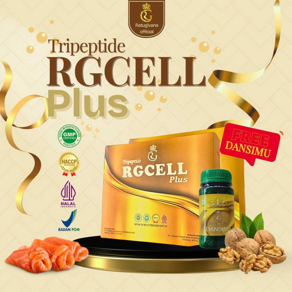 Rg Cell Plus Tripeptide Bonus Dansimu -100% Tripeptide Original suplemen Diabetes