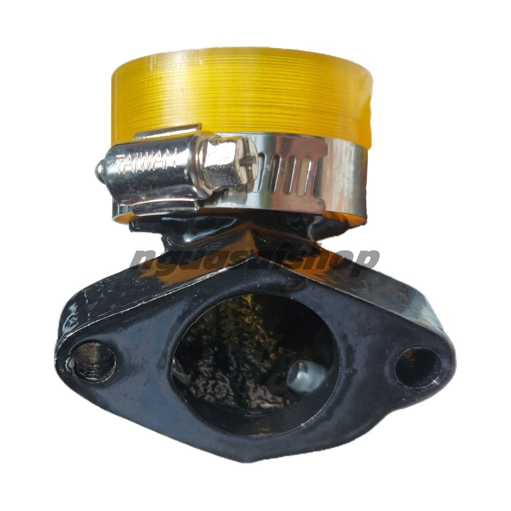 Manipol Manipul Beat Vario Karbu PE PWK 24 26 28 Manipol Intake Bahan Aluminium + Karet PU Motor Bea