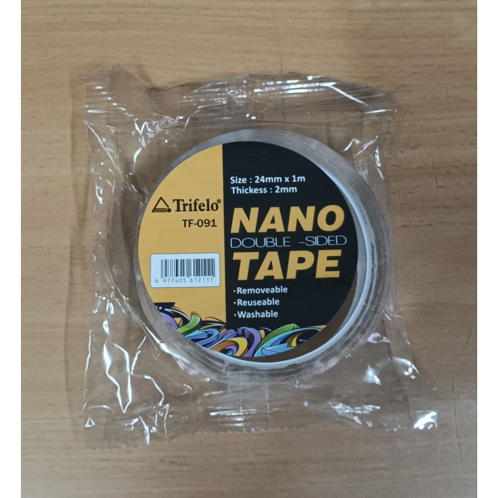 

ISOLASI BENING 2 SISI/NANO DOUBLE TAPE BENING 2 SISI PEREKAT