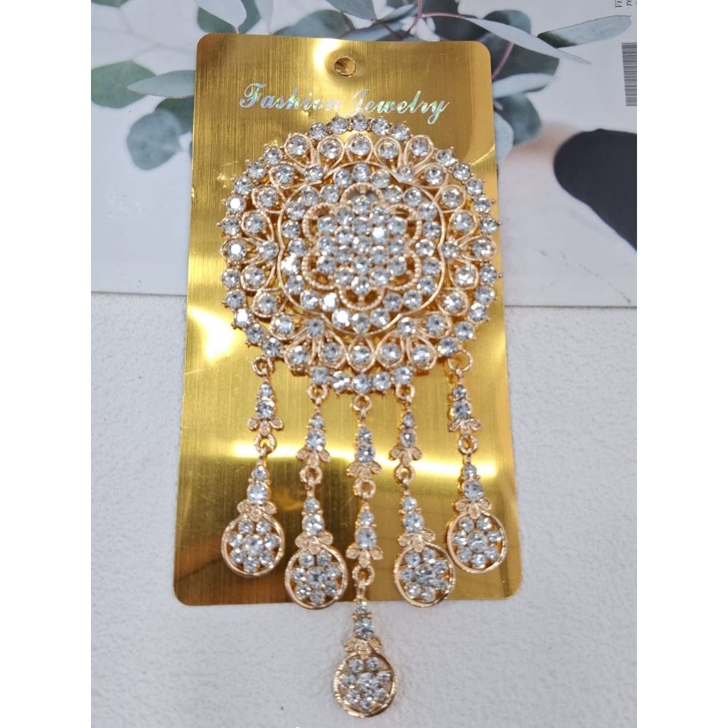 Bros Kebaya Besar / Bros Pengantin Terbaru / Bros Kebaya Mewah / Bros Besar Elegan