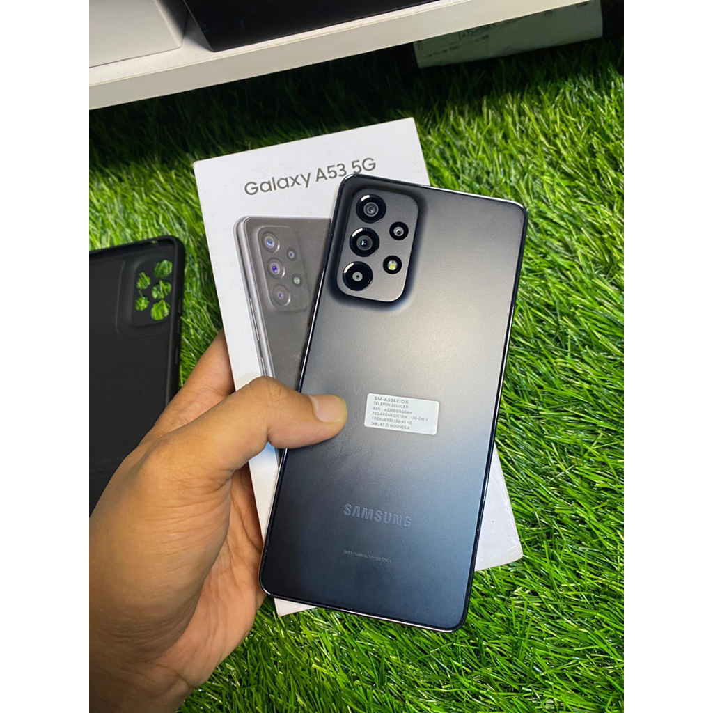 Samsung A53 5G ram 8/256 Gb fullset ori no minus mulus